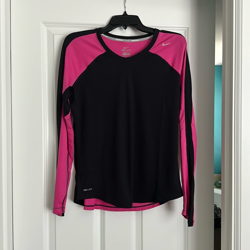 Nike dri-fit running shirt. Size large. Long sleeve.